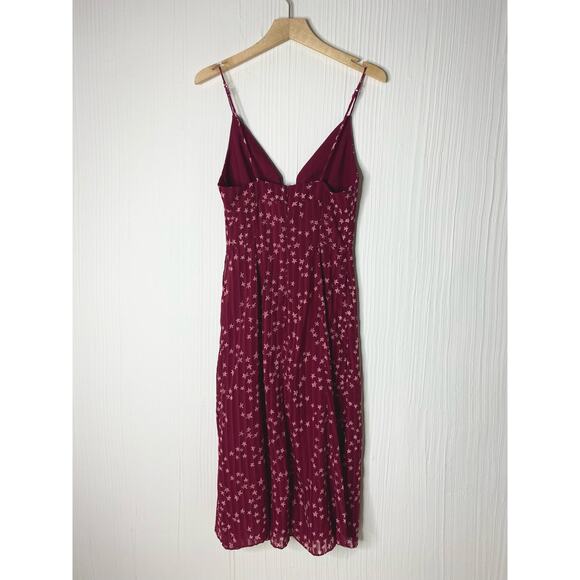 FINDERS KEEPERS Red and Pink Starry Spaghetti Strap Dress US SMALL - Picture 15 of 16